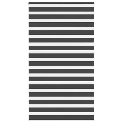 Zebra Blind Black 135x230 cm Fabric Width 130.9 cm Polyester
