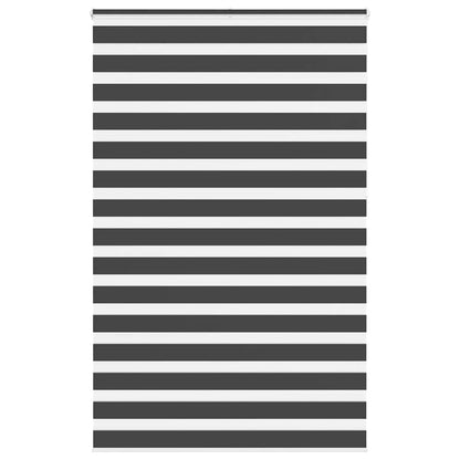 Zebra Blind Black 145x230 cm Fabric Width 140.9 cm Polyester