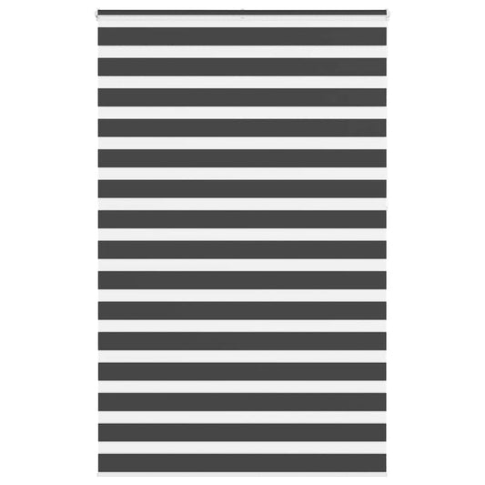 Zebra Blind Black 150x230 cm Fabric Width 145.9 cm Polyester