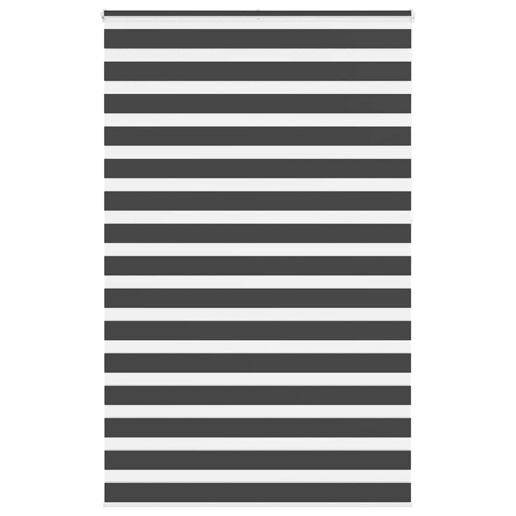 Zebra Blind Black 150x230 cm Fabric Width 145.9 cm Polyester
