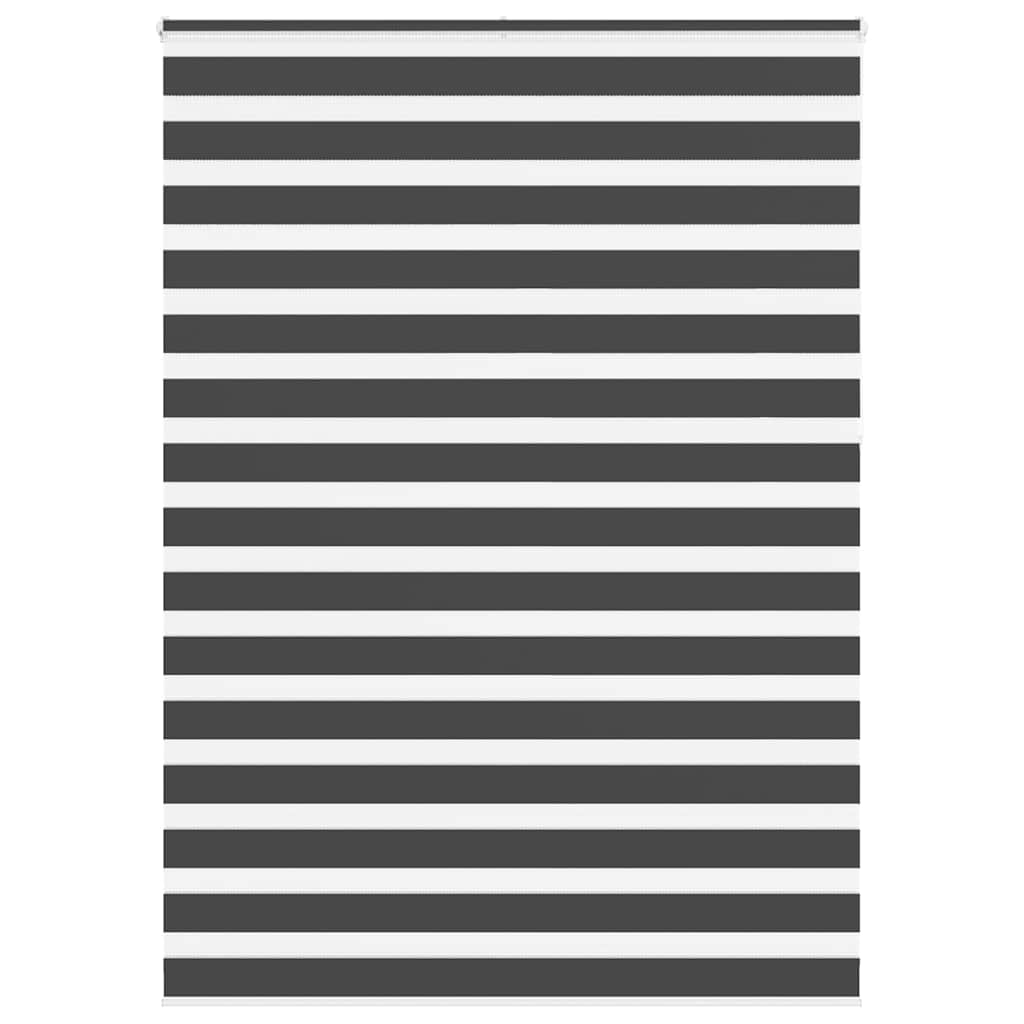 Zebra Blind Black 155x230 cm Fabric Width 150.9 cm Polyester