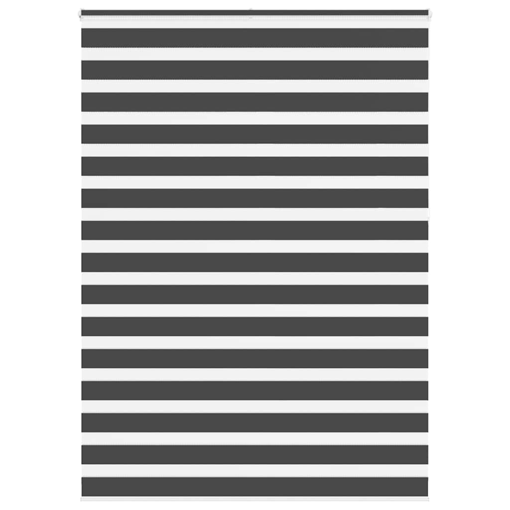 Zebra Blind Black 165x230 cm Fabric Width 160.9 cm Polyester