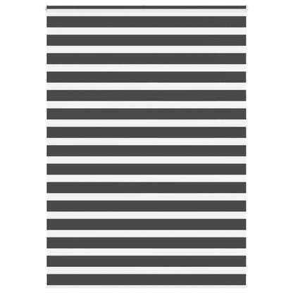 Zebra Blind Black 165x230 cm Fabric Width 160.9 cm Polyester