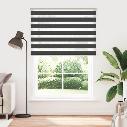 Zebra Blind Black 165x230 cm Fabric Width 160,9 cm Polyester