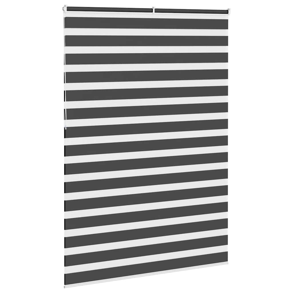 Zebra Blind Black 165x230 cm Fabric Width 160,9 cm Polyester