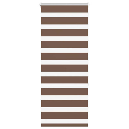Zebra Blind Brown 60x150 cm Fabric Width 55.9 cm Polyester