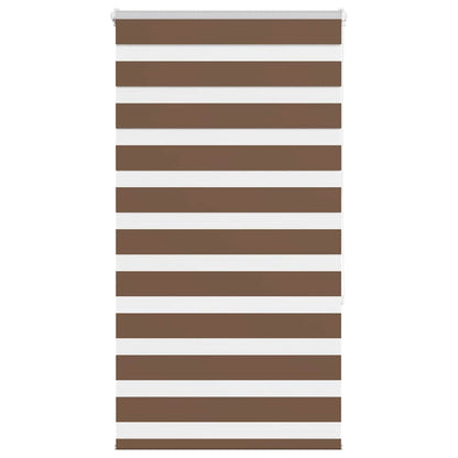Zebra Blind Brown 70x150 cm Fabric Width 65.9 cm Polyester