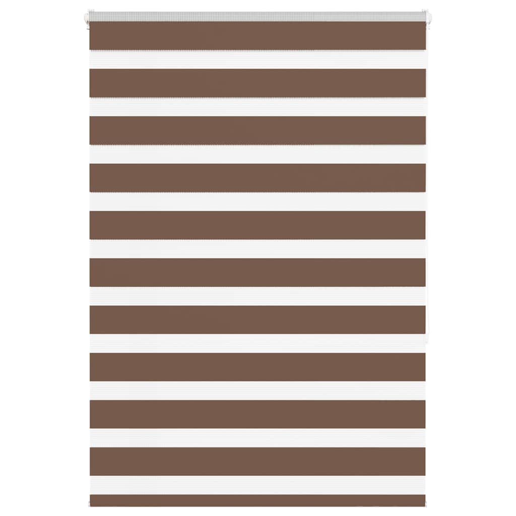 Zebra Blind Brown 100x150 cm Fabric Width 95.9 cm Polyester