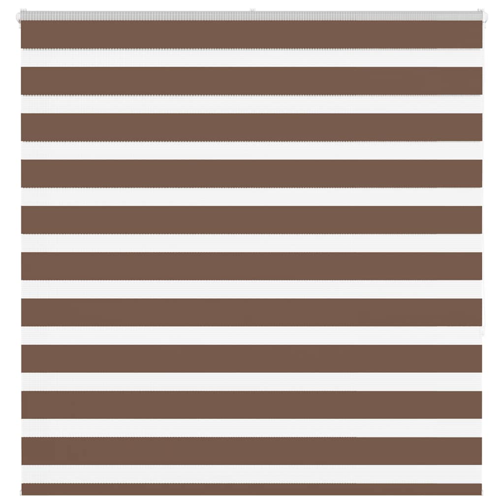 Zebra Blind Brown 150x150 cm Fabric Width 145,9 cm Polyester