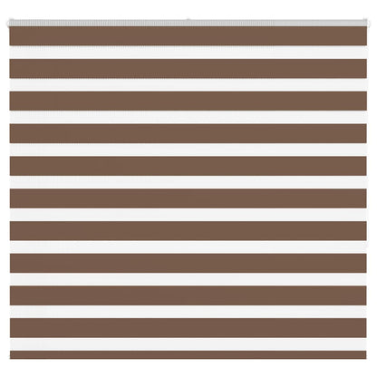 Zebra Blind Brown 160x150 cm Fabric Width 155,9 cm Polyester