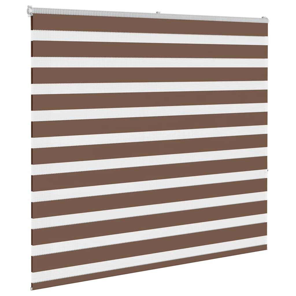 Zebra Blind Brown 160x150 cm Fabric Width 155,9 cm Polyester