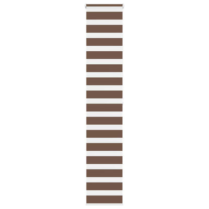 Zebra Blind Brown 45x200 cm Fabric Width 40.9 cm Polyester