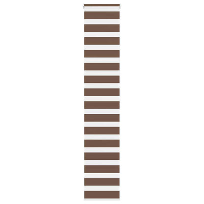 Zebra Blind Brown 50x200 cm Fabric Width 45.9 cm Polyester