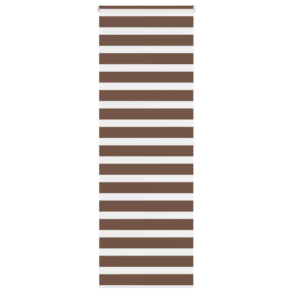 Zebra Blind Brown 70x200 cm Fabric Width 65.9 cm Polyester