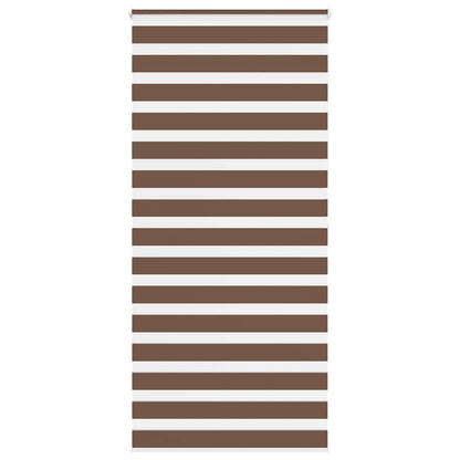 Zebra Blind Brown 110x200 cm Fabric Width 105.9 cm Polyester