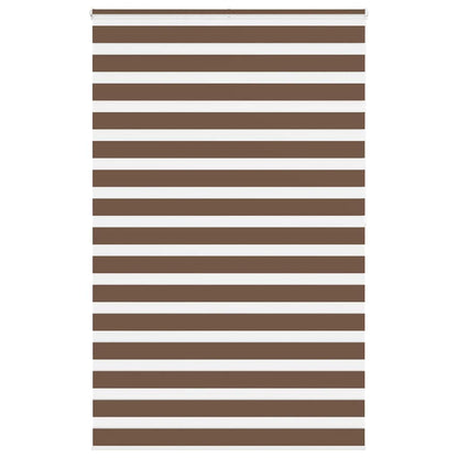 Zebra Blind Brown 140x200 cm Fabric Width 135.9 cm Polyester