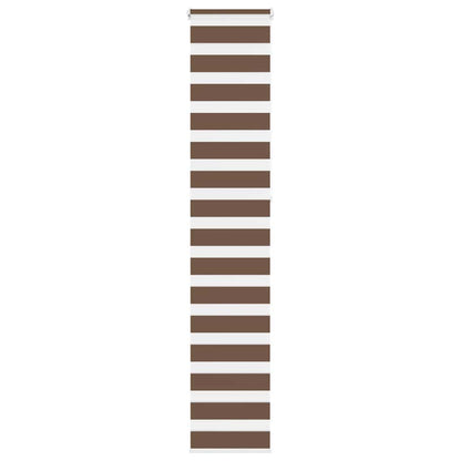 Zebra Blind Brown 40x230 cm Fabric Width 35.9 cm Polyester