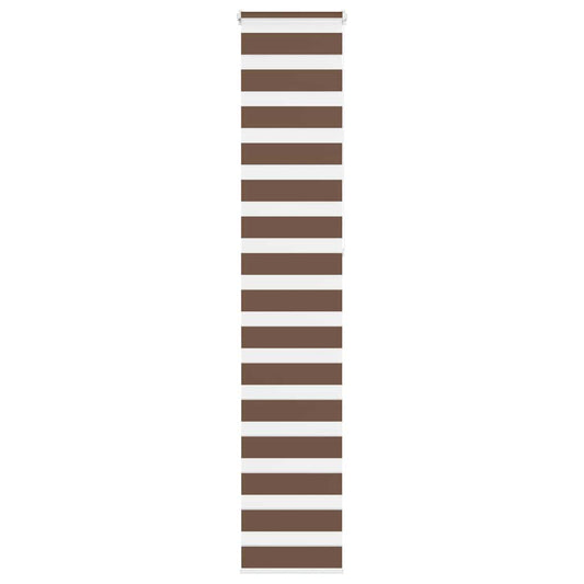 Zebra Blind Brown 45x230 cm Fabric Width 40.9 cm Polyester