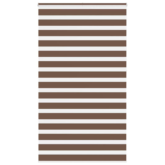 Zebra Blind Brown 125x230 cm Fabric Width 120.9 cm Polyester
