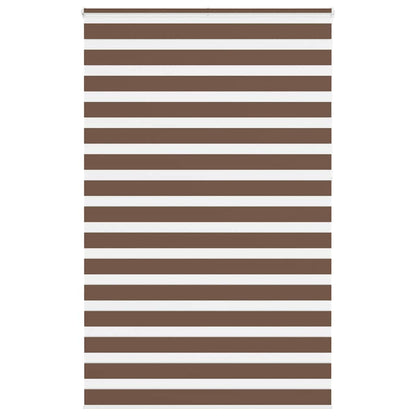 Zebra Blind Brown 145x230 cm Fabric Width 140.9 cm Polyester