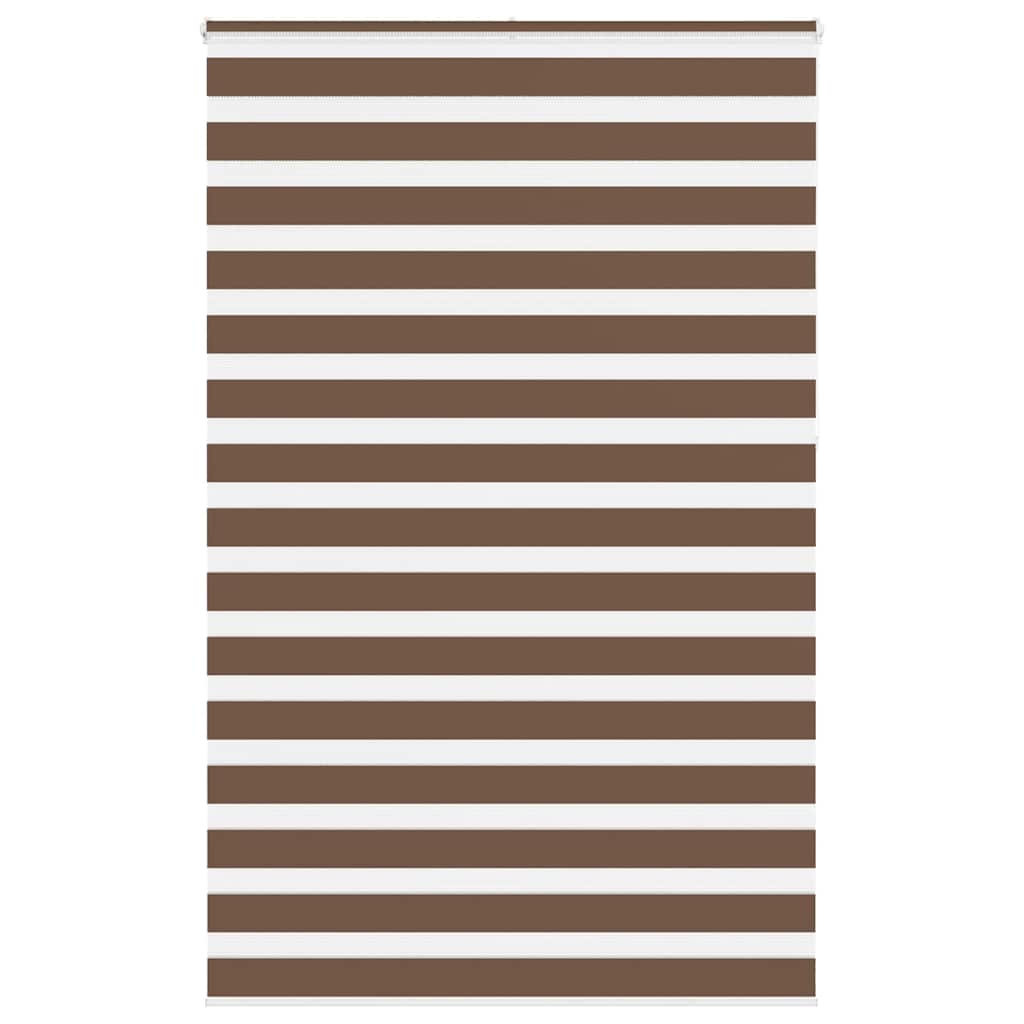 Zebra Blind Brown 150x230 cm Fabric Width 145.9 cm Polyester