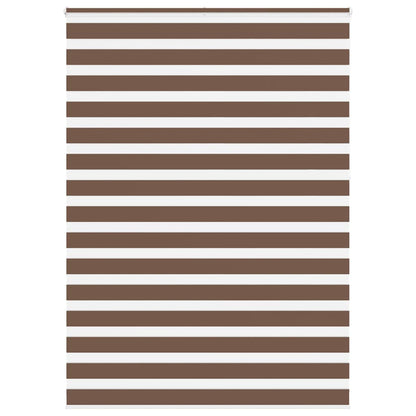 Zebra Blind Brown 160x230 cm Fabric Width 155.9 cm Polyester