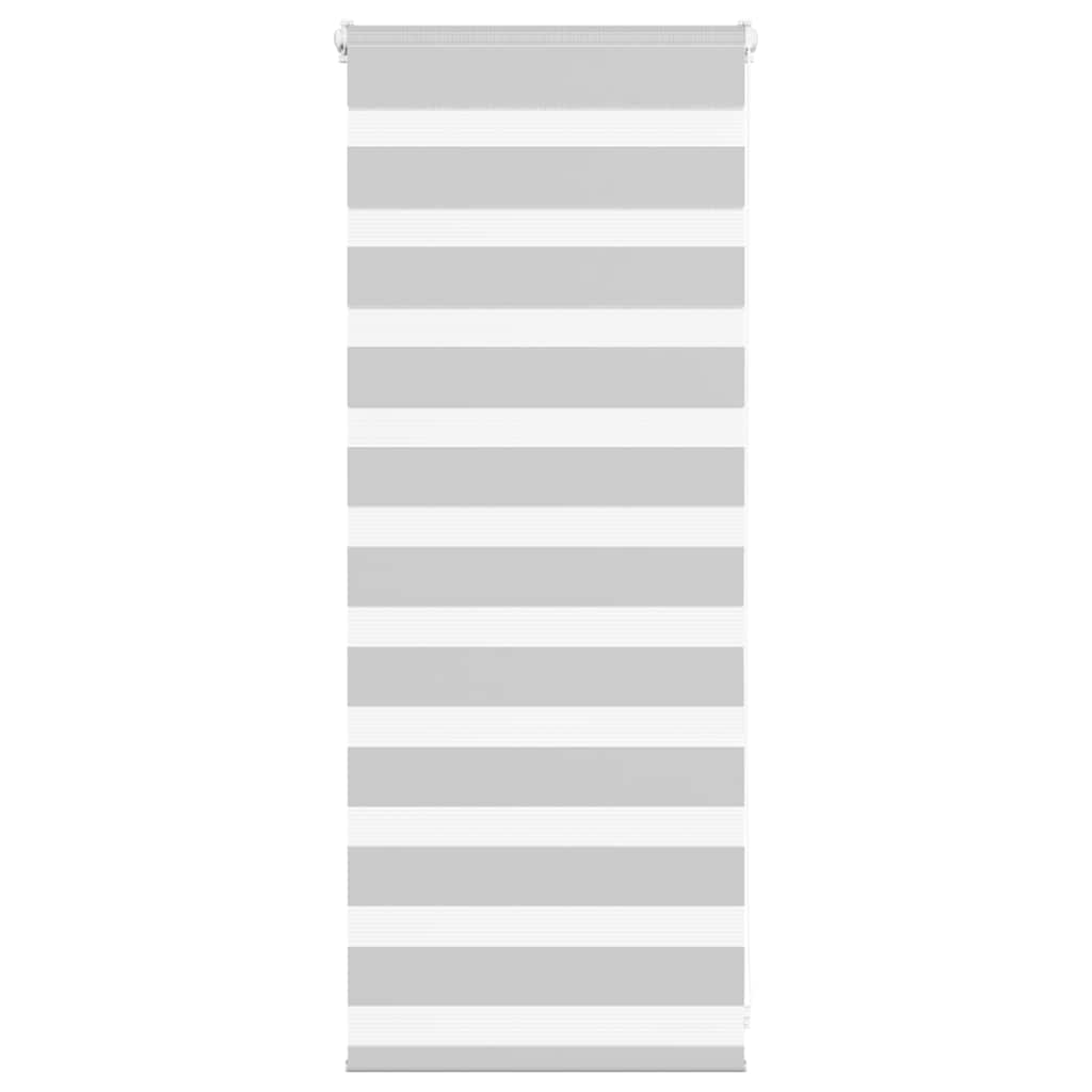Zebra Blind Light Grey 55x100 cm Fabric Width 50.9 cm Polyester