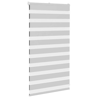 Zebra Blind Light Grey 70x100 cm Fabric Width 65.9 cm Polyester