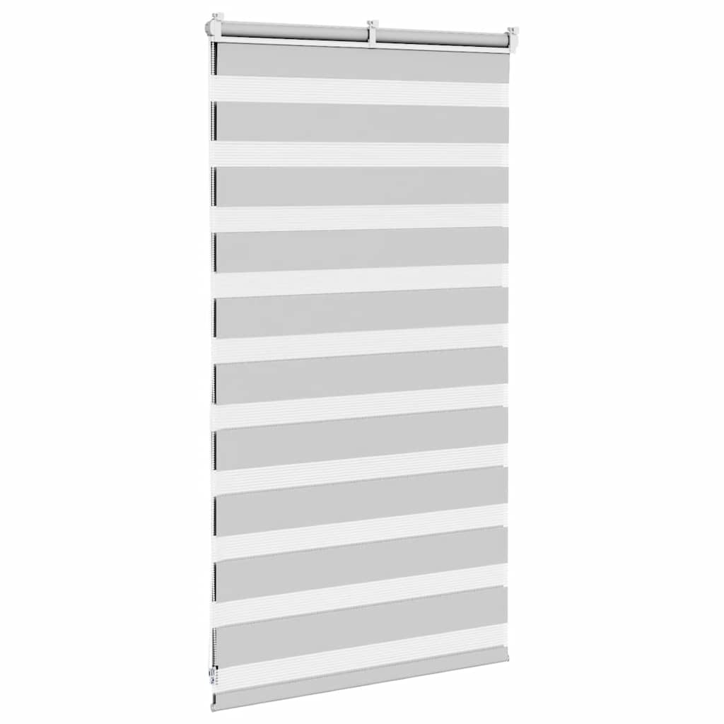 Zebra Blind Light Grey 70x100 cm Fabric Width 65.9 cm Polyester