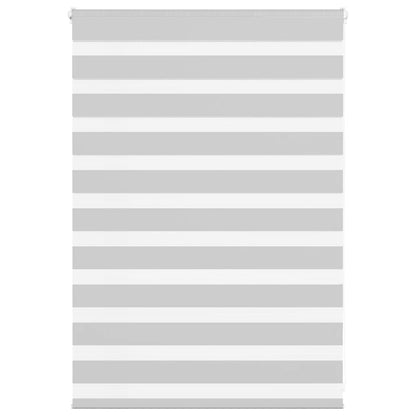 Zebra Blind Light Grey 100x100 cm Fabric Width 95.9 cm Polyester
