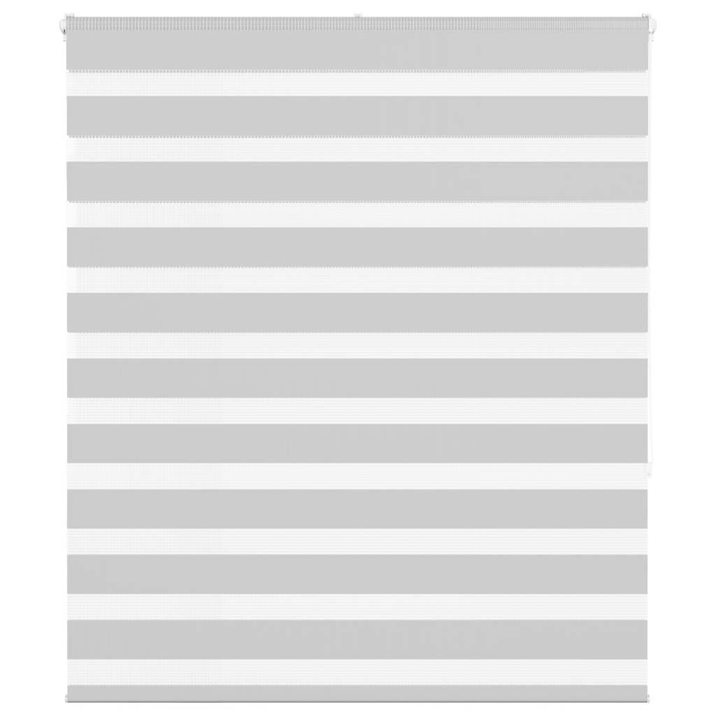 Zebra Blind Light Grey 120x150 cm Fabric Width 115.9 cm Polyester