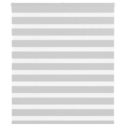Zebra Blind Light Grey 120x150 cm Fabric Width 115.9 cm Polyester