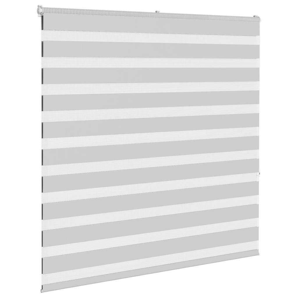 Zebra Blind Light Grey 145x150 cm Fabric Width 140.9 cm Polyester