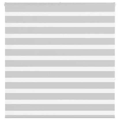 Zebra Blind Light Grey 150x150 cm Fabric Width 145.9 cm Polyester