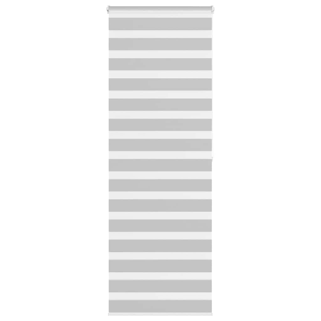 Zebra Blind Light Grey 70x200 cm Fabric Width 65.9 cm Polyester