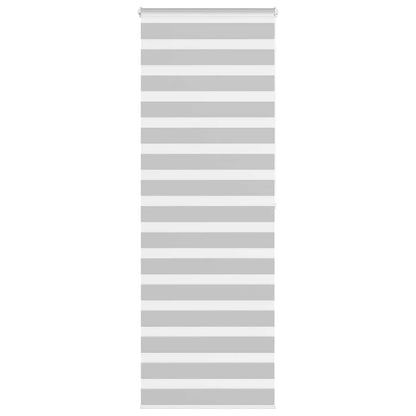 Zebra Blind Light Grey 70x200 cm Fabric Width 65.9 cm Polyester