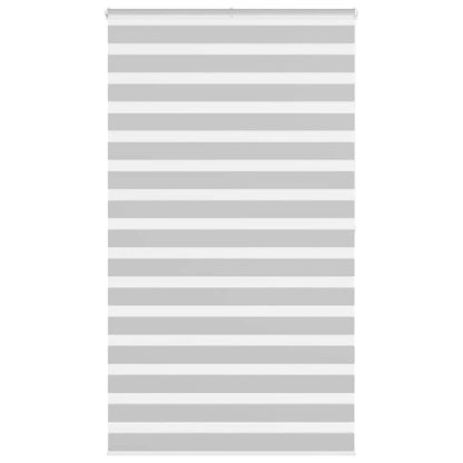 Zebra Blind Light Grey 120x200 cm Fabric Width 115.9 cm Polyester