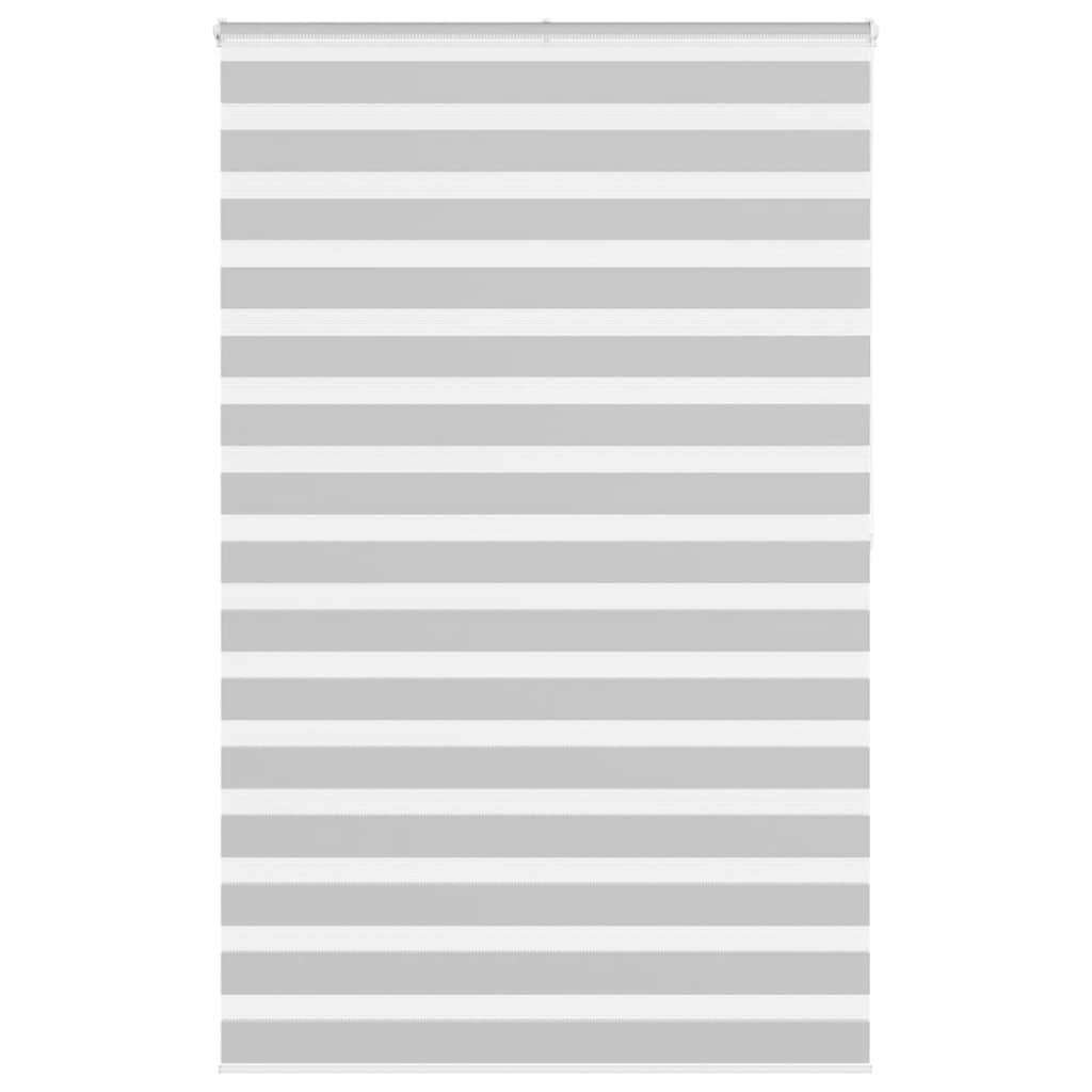 Zebra Blind Light Grey 150x200 cm Fabric Width 145.9 cm Polyester