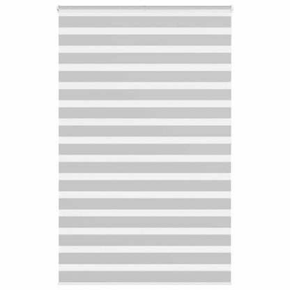 Zebra Blind Light Grey 150x200 cm Fabric Width 145.9 cm Polyester