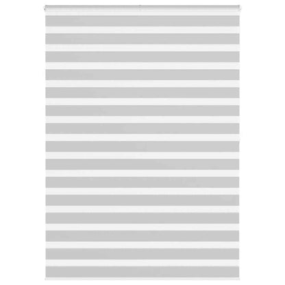 Zebra Blind Light Grey 160x200 cm Fabric Width 155.9 cm Polyester