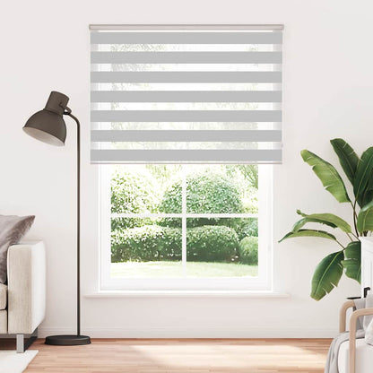 Zebra Blind Light Grey 160x200cm Fabric Width 155.9cm Polyester