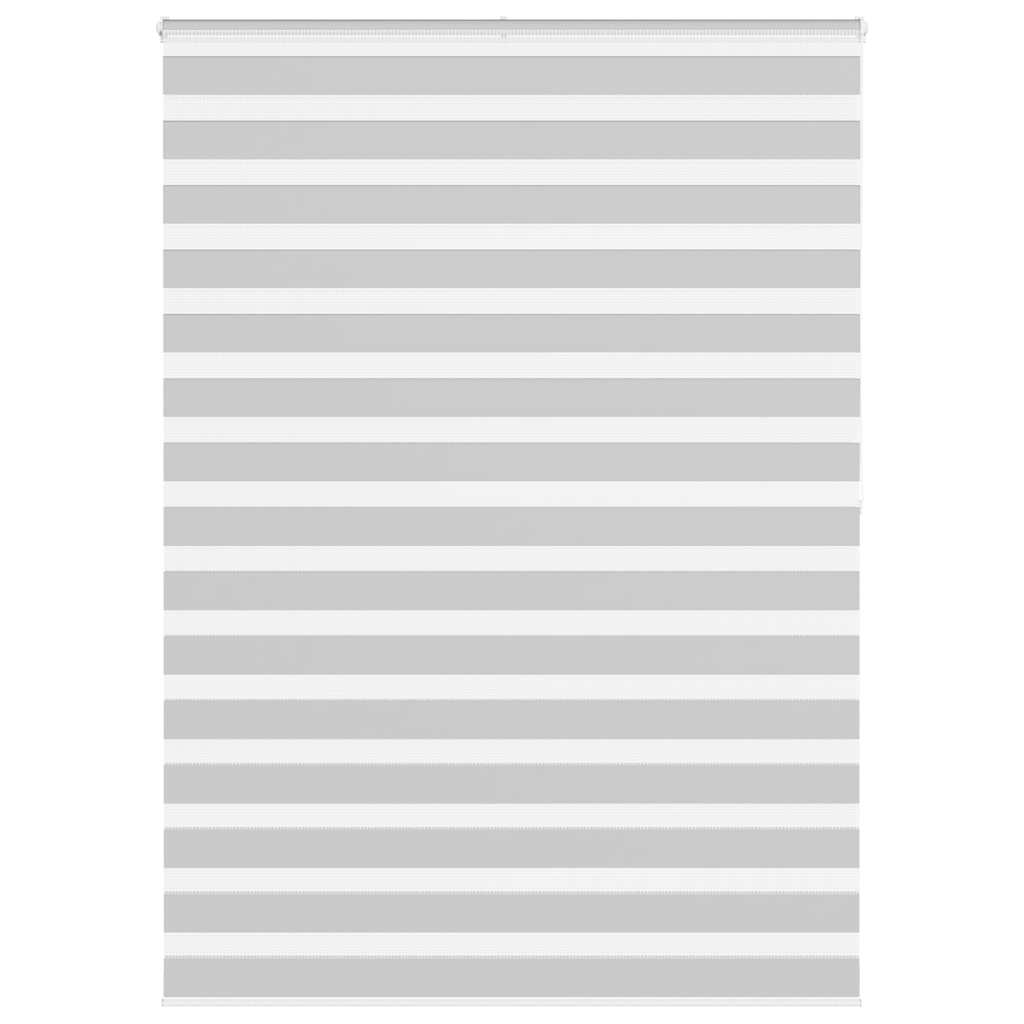 Zebra Blind Light Grey 165x200cm Fabric Width 160.9cm Polyester