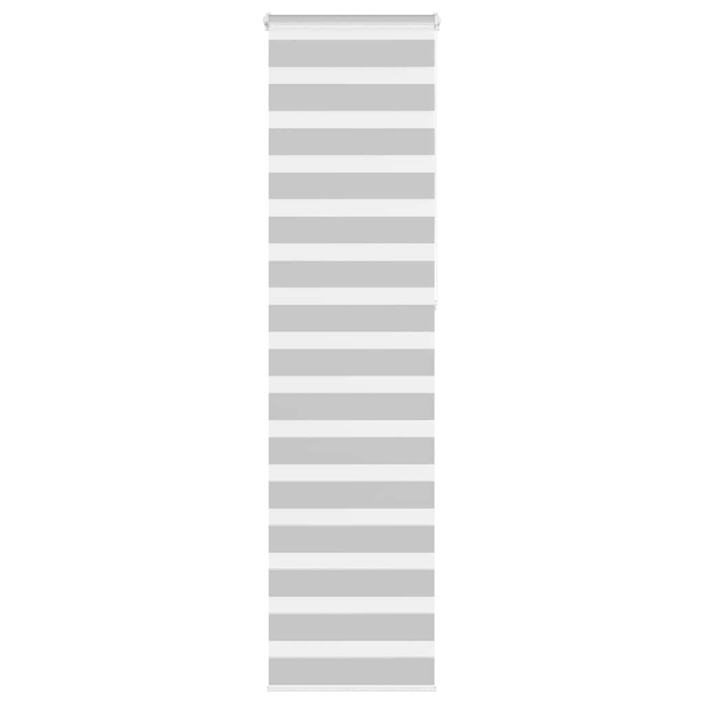 Zebra Blind Light Grey 55x230 cm Fabric Width 50.9 cm Polyester
