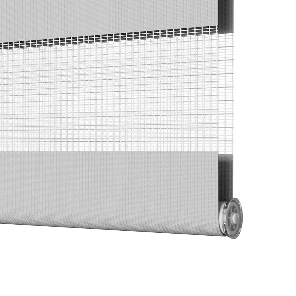 Zebra Blind Light Grey 100x230 cm Fabric Width 95.9 cm Polyester