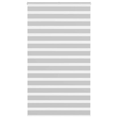 Zebra Blind Light Grey 120x230 cm Fabric Width 115.9 cm Polyester