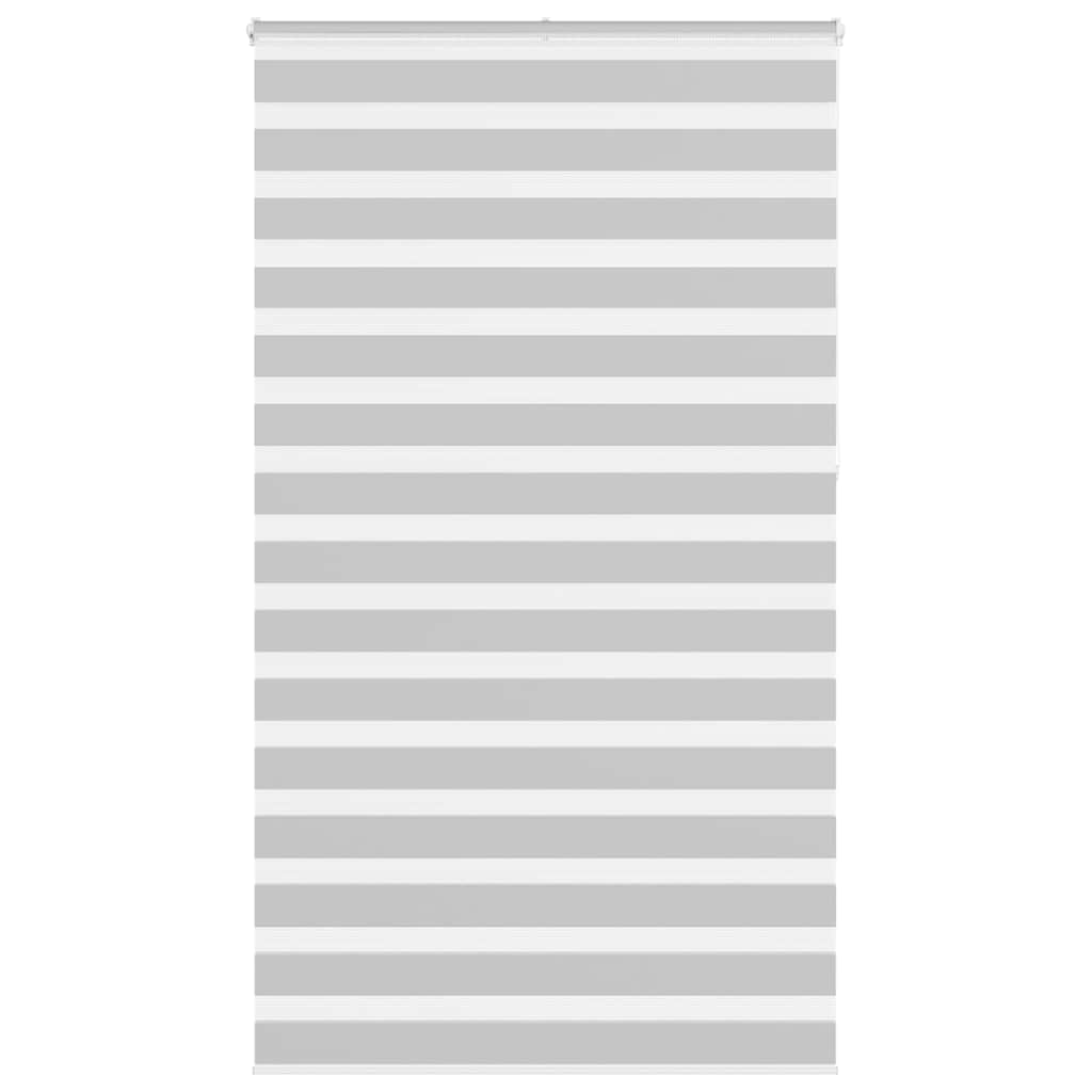 Zebra Blind Light Grey 125x230 cm Fabric Width 120.9 cm Polyester