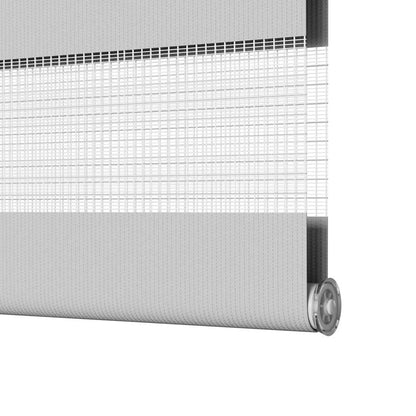 Zebra Blind Light Grey 125x230cm Fabric Width 120.9cm Polyester