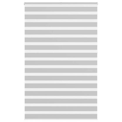 Zebra Blind Light Grey 145x230 cm Fabric Width 140.9 cm Polyester