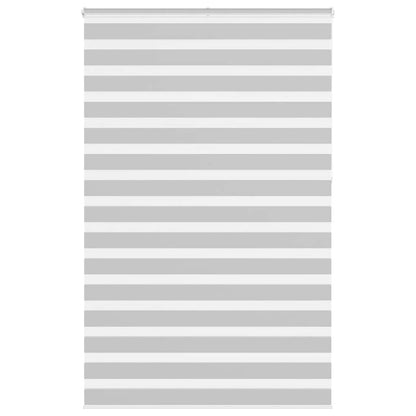 Zebra Blind Light Grey 150x230 cm Fabric Width 145.9 cm Polyester