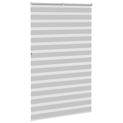 Zebra Blind Light Grey 150x230 cm Fabric Width 145.9 cm Polyester